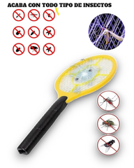 RAQUETA MATA MOSQUITO RECARGABLE GECKO LTD-026