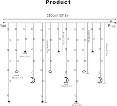 GUIRNALDA DE ESTRELLAS Y LUNAS CALIDA DP-1036