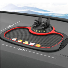 Alfombrilla antideslizante Para Auto con soporte para celular