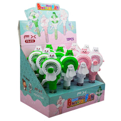 Mini Ventilador Portatil Con Burbujas FX