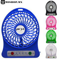 Mini Ventilador Portátil De Pila Recargable FX