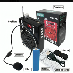 Bocina Radio portatil WKS-204