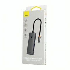 Hub adaptador tipo c de 5 puertos 4 usb y hdmi HUB052