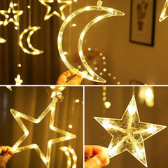 GUIRNALDA DE ESTRELLAS Y LUNAS CALIDA DP-1036