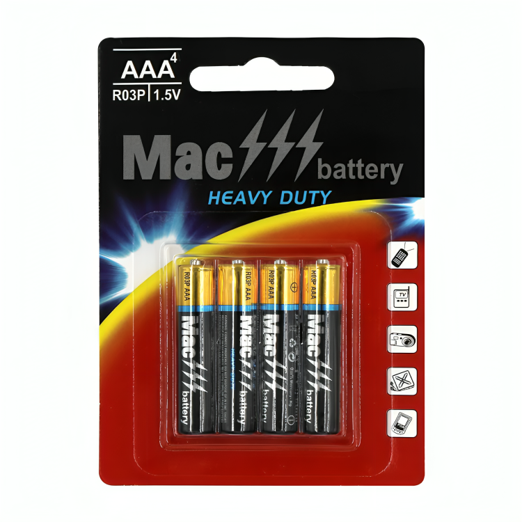 Paquete de 4 pilas AAA R03P BA021