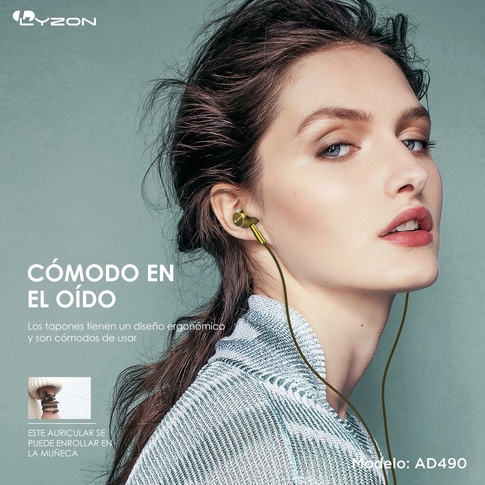 CDMX-Audífonos con Calidad Estéreo AD490