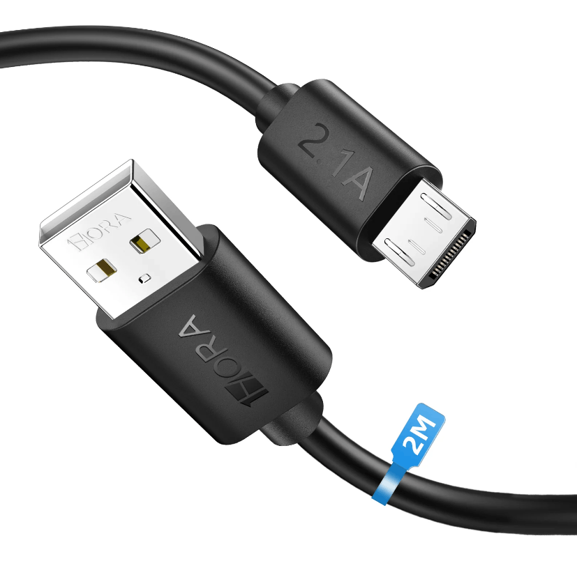 1HORA Cable V8 2.1A 2 metros CAB178