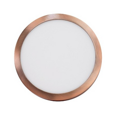 Caja de 60 pz Plafón Led 15w Led Ajustable Luz Blanca Acabado Bronce PLAJ15W-CM