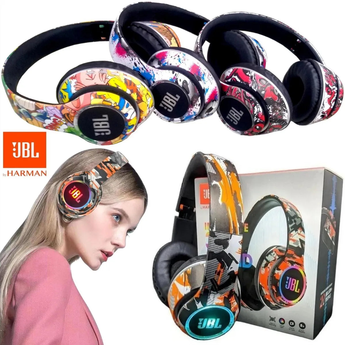DIADEMA BLUETOOTH JBL