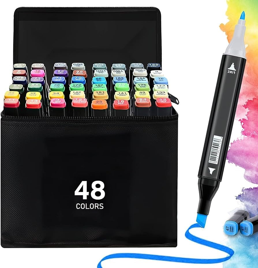 Kit de plumones de 48 pcs ZY-MKB48