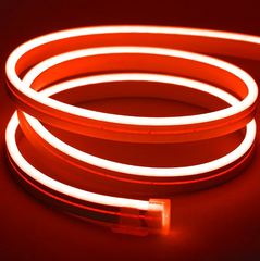 Caja 20 pz Tira Led Neon Color Rojo  2835R12V