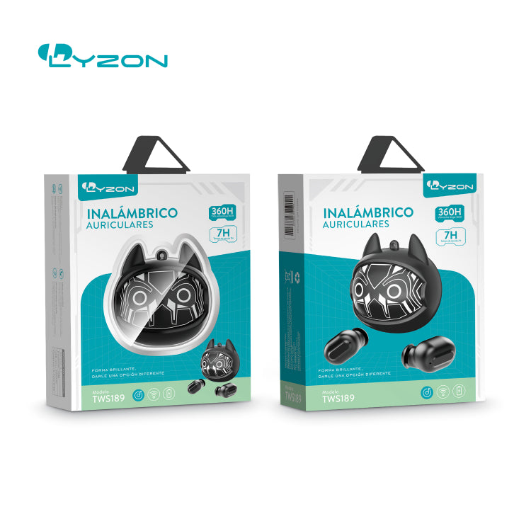 CDMX-AUDIFONOS BLUETOOTH LYZON TWS189