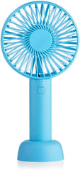 VENTILADOR DE MANO CON BASE Y PILA   FS-1106